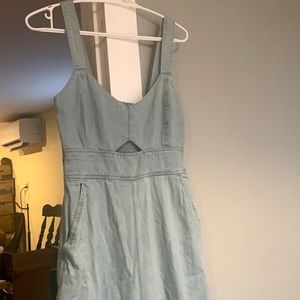 Retro style Denim Jumpsuit